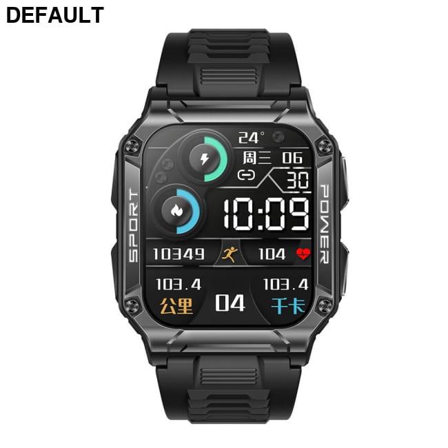 NX6 smart watch Bluetooth call 1.95 inch large screen Black Watches