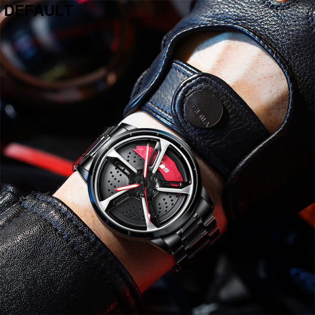 Original 3D Real Man Watches Waterproof Watch Car Rim Men Sport
