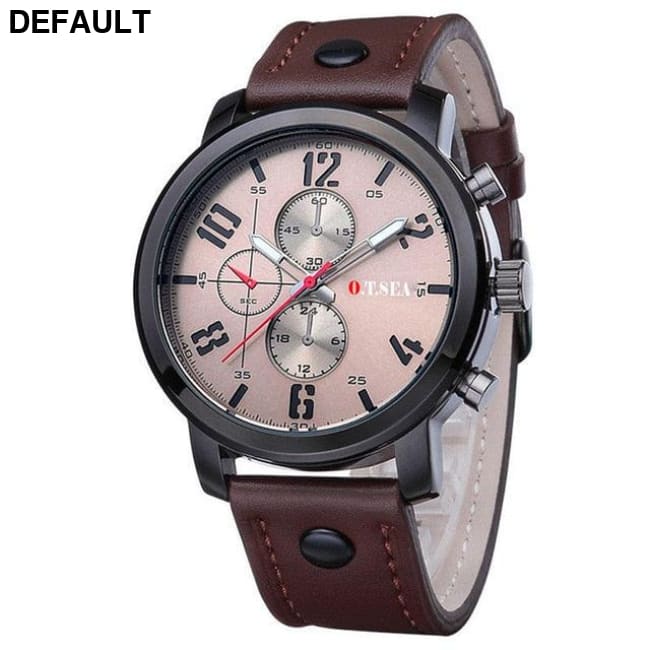 OTSEA Men’s Fashion Watch Coffee Men Quartz Watches Best Selling Products