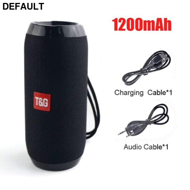 Outdoor Bluetooth-compatiple Speaker Portable Bass Stereo China / black 1200mAh Mini Bluetooth Speakers