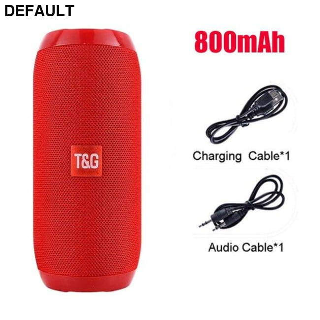 Outdoor Bluetooth-compatiple Speaker Portable Bass Stereo China / red 800mAh Mini Bluetooth Speakers