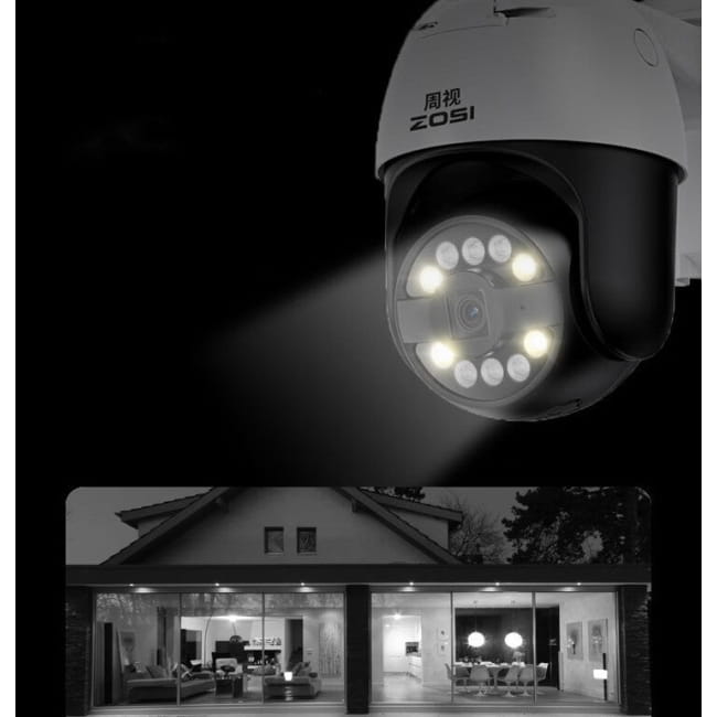 Outdoor panoramic 4K high-definition camera monitoring home 8 million + 64G Security Surveillance Cameras