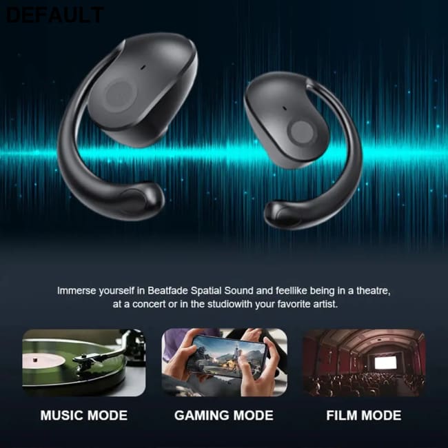 outdoor sport dustproof Noise reduction wireless bluetooth 5.3 comfort earhook earbuds earphones Mini Bluetooth
