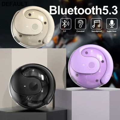 outdoor sport dustproof Noise reduction wireless bluetooth 5.3 comfort earhook earbuds earphones Mini Bluetooth