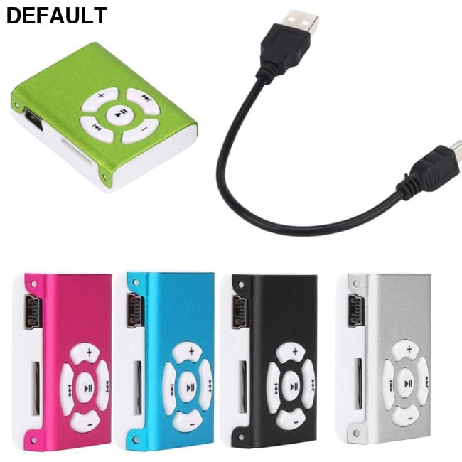 Overmal New Mini Clip Mirror Sport MP3 Player Support 32GB Micro SD TF Card Music Media Slick stylish design Compact