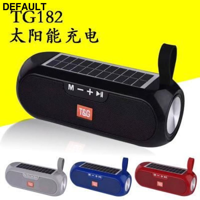 Patio Party Solar Bluetooth Speaker RED Mini Speakers Electronics