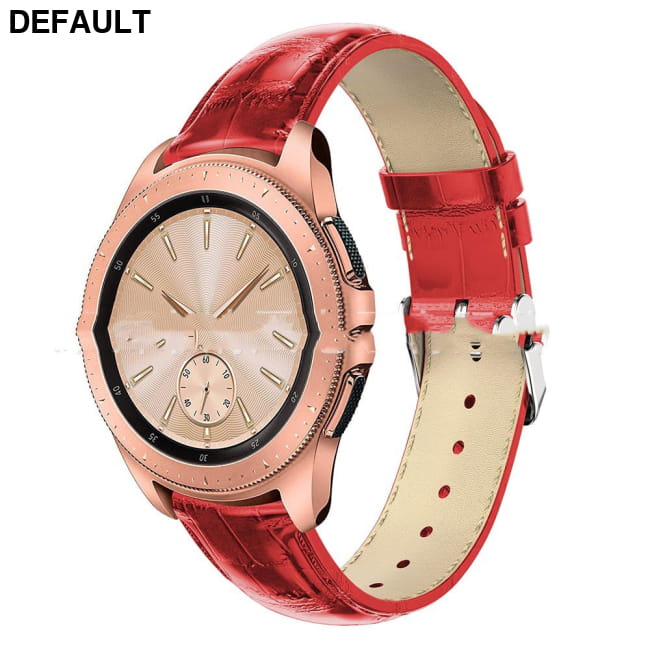 Pattern Watch Strap Flat Mouth Red / 42mm Women Watches