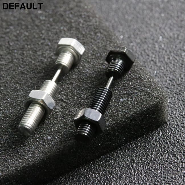 Personality Trend Punk Style Stainless Steel Screw Men’s Stud Earrings Men