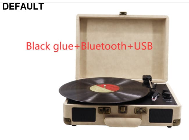 Phonograph Vinyl Record Player Household Bluetooth USB / AU Home Audio Receiver Turntables & Players
