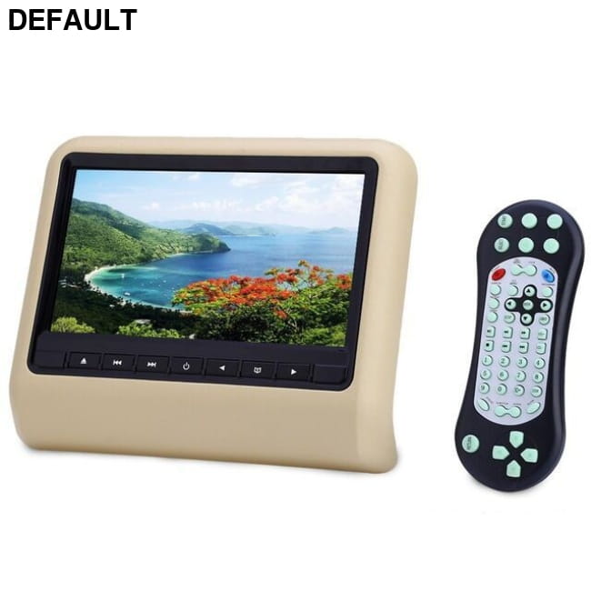 Plastic Black Leather Headrest DVD beige gray brown Car Ceiling & Monitors Motor Vehicle A/V Players In-Dash Systems