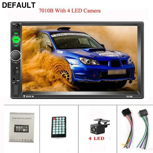 Podofo 2 din Car Radio 7’’ Autoradio Multimedia MP5 China 1 / With 4 LED Camera Audio Receiver Electronics