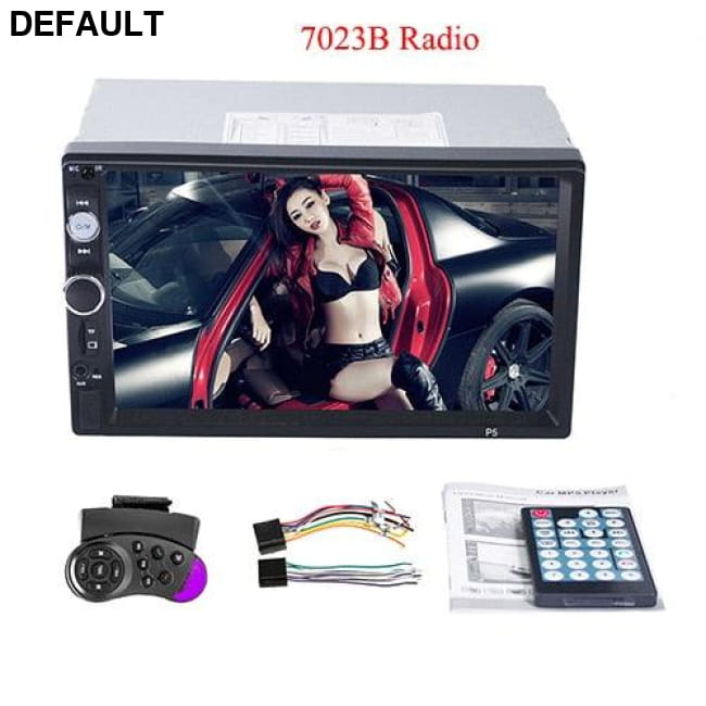 Podofo 2 din Car Radio 7’’ Autoradio Multimedia MP5 China / 7023B Audio Receiver Electronics