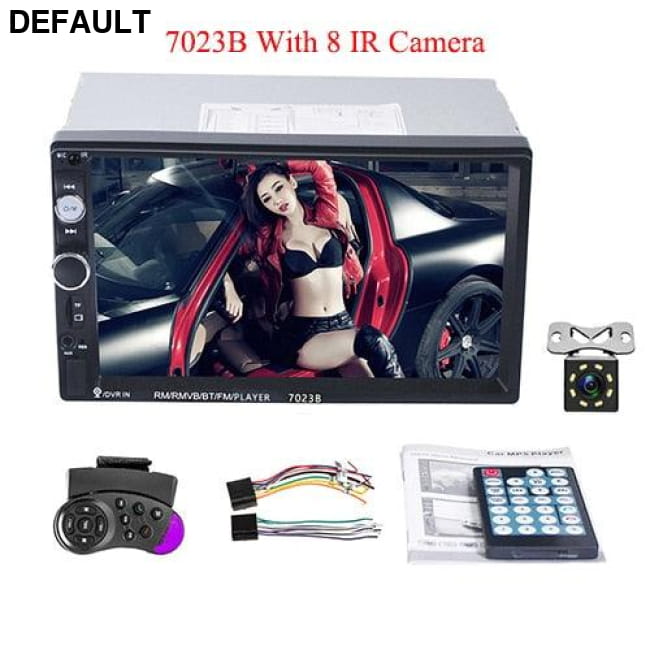 Podofo 2 din Car Radio 7’’ Autoradio Multimedia MP5 China / With 8 IR Camera Audio Receiver Electronics