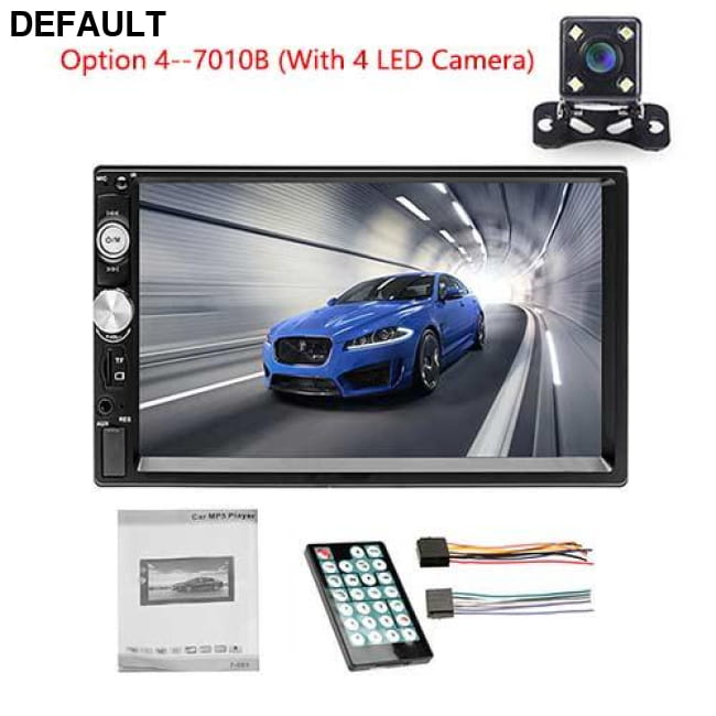 Podofo Autoradio 2 din Car Radio Multimedia Video Player China / Option 4--7010B Audio Receiver