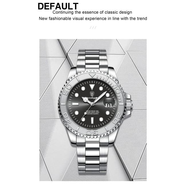 POEDAGAR Luxury Business Men Watch Waterproof Luminous Date Quartz Watches Best Selling Products
