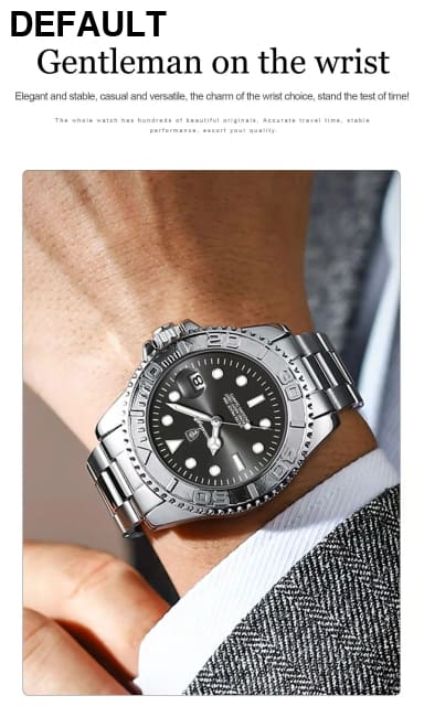 POEDAGAR Luxury Business Men Watch Waterproof Luminous Date Stainless Steel Men’s Watches Military High Quality Quartz