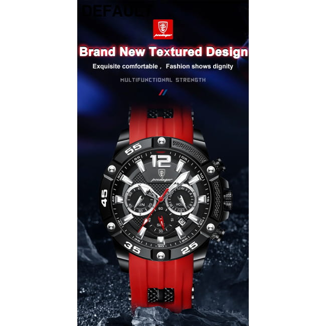 POEDAGAR Luxury Man Wristwatch Sport Chronograph Waterproof Men Quartz Watches Best Selling Products