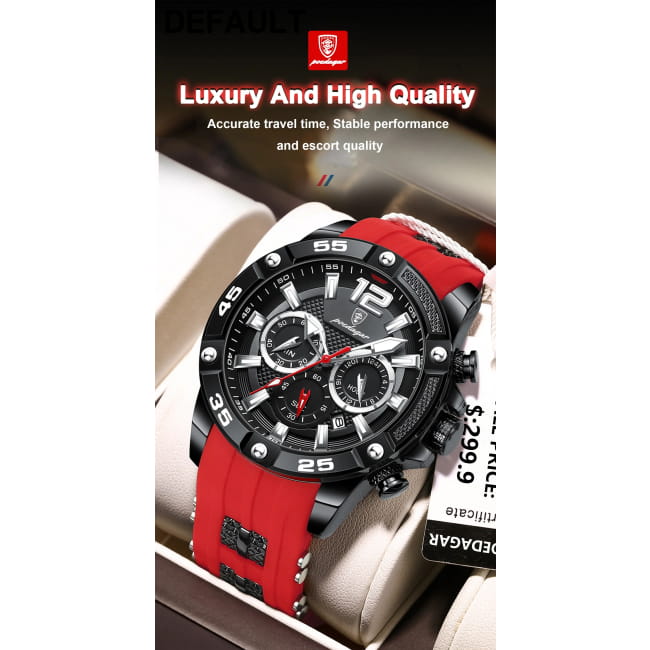 POEDAGAR Luxury Man Wristwatch Sport Chronograph Waterproof Men Quartz Watches Best Selling Products