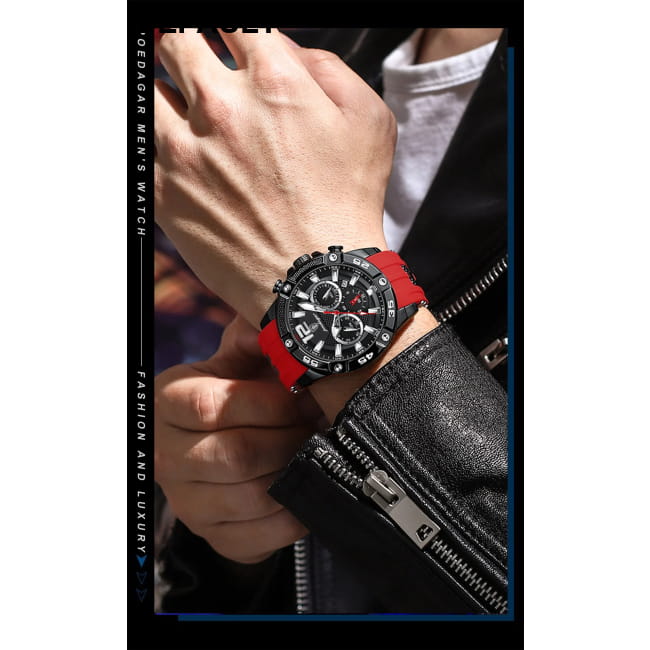 POEDAGAR Luxury Man Wristwatch Sport Chronograph Waterproof Men Quartz Watches Best Selling Products