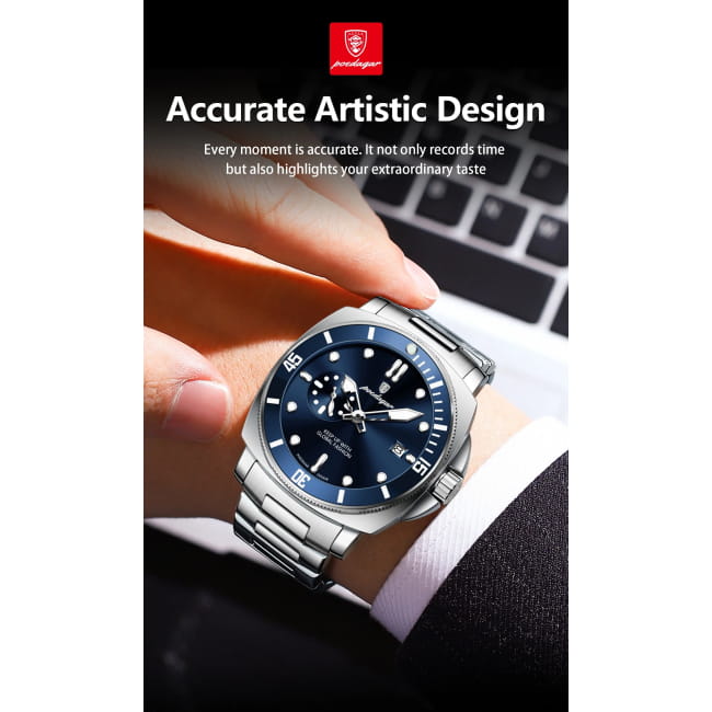 Poedagar Luxury Sports Man Wristwatch Luminous Waterproof Date Watch Men Quartz Watches Best Selling Products