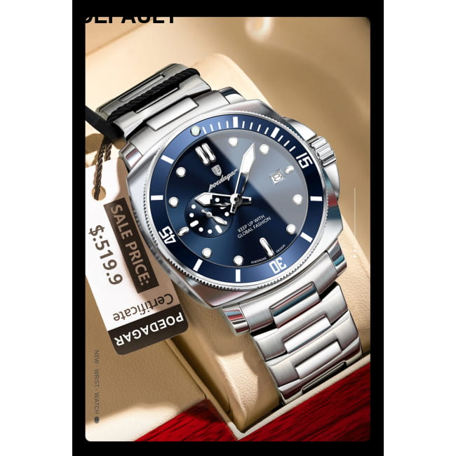 Poedagar Luxury Sports Man Wristwatch Luminous Waterproof Date Watch Men Quartz Watches Best Selling Products