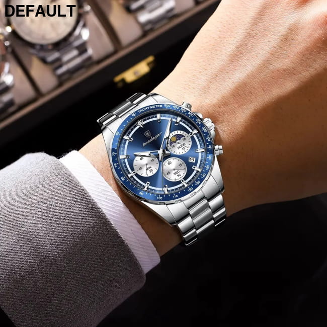 POEDAGAR Original Men Clock Sports Waterproof Luminous Sport Watches