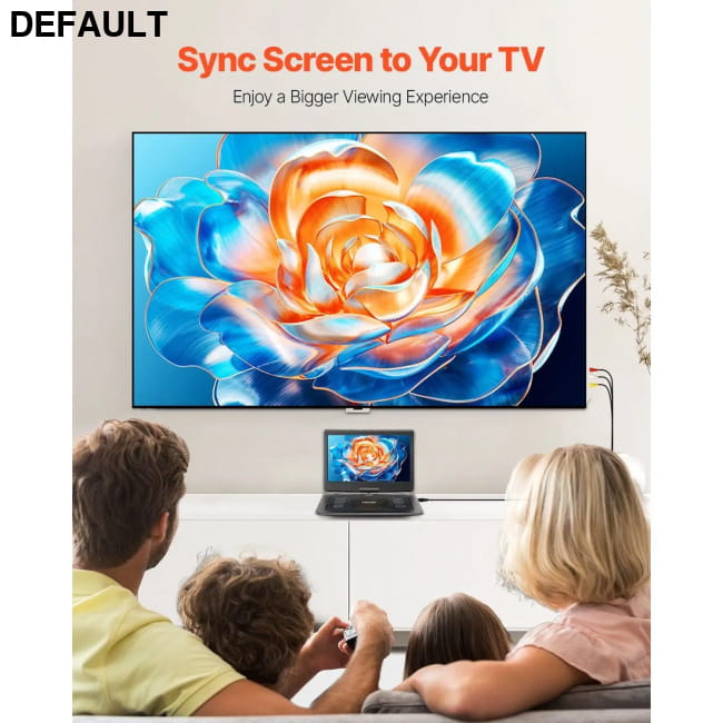Portable 15.6 Inch HD Swivel Display Screen for DVD Player Players Electronics