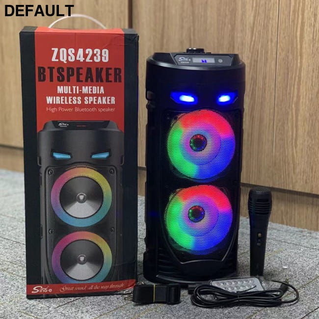 Portable Colorful Dual Horn Cannon With High Power Black / Wheat Audio Speakers Electronics