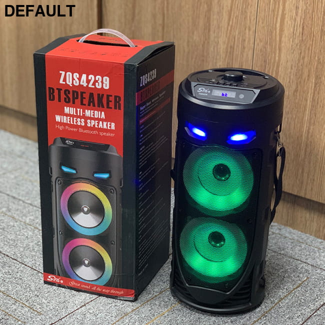 Portable Colorful Dual Horn Cannon With High Power Black / Wheat Audio Speakers Electronics