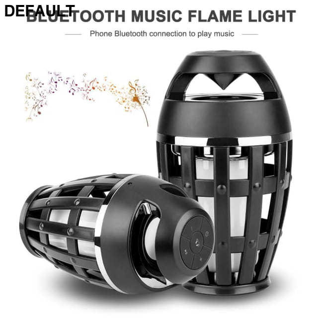 Portable Flame Lamp Bluetooth Speaker Touch Soft Flash Mini Speakers Electronics