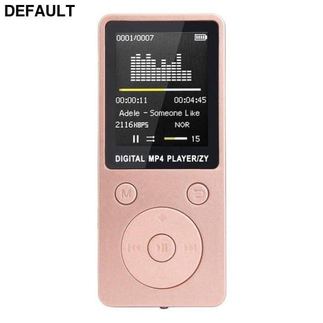 Portable MP4 Lossless Sound Music Player FM Recorder No Memory / Pink MP3/MP4/MP5 Players Electronics