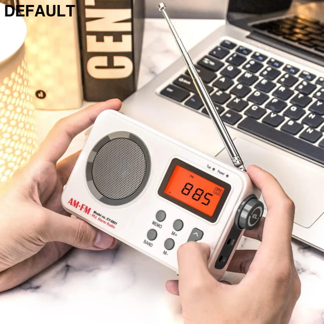Portable Radio AM FM Audio Receiver Stable Signal WHITE / CHINA Radios AM/FM