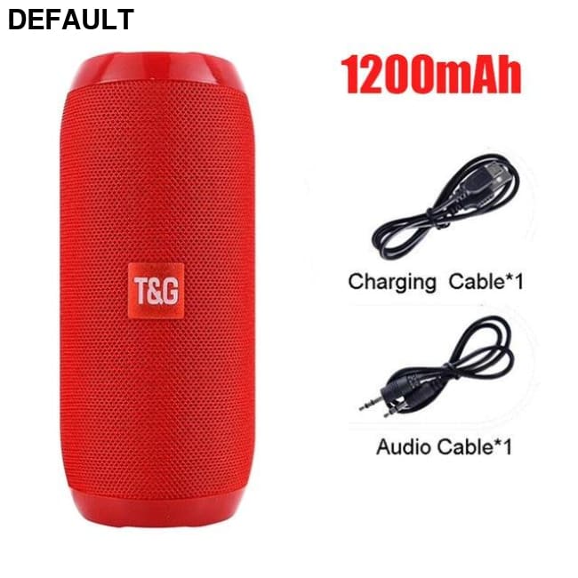 Portable Speaker Wireless Bluetooth-compatible Subwoofer Outdoor Waterproof Loudspeaker Stereo Surround Support FM