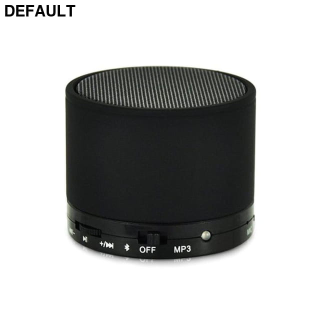 Portable Subwoofer Bluetooth Speaker with Mic and TF Card Support Black Mini Speakers