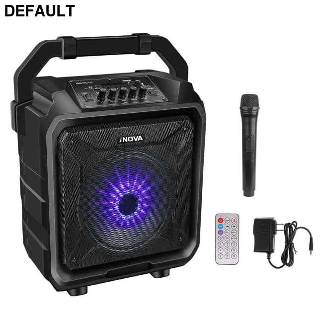Portable Wireless Party Speaker with Disco Lighting Black Audio Systems Best Selling Products