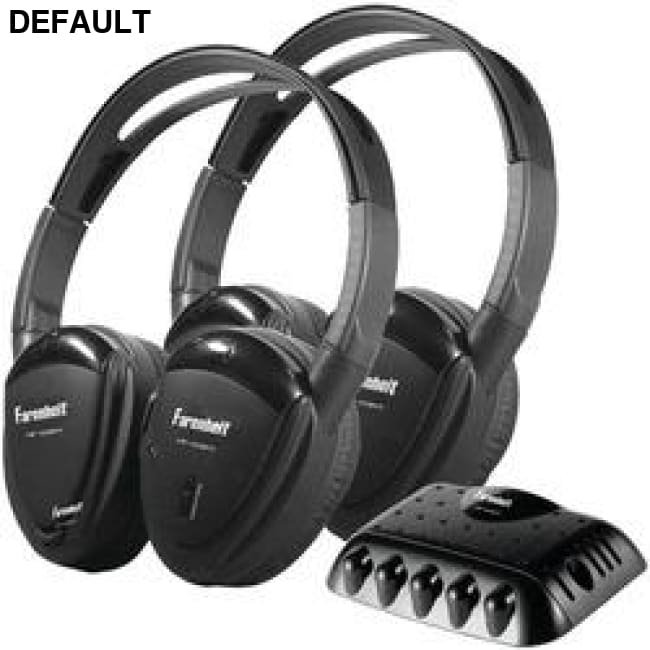 Power Acoustik 2 Sets Of Single-channel Ir Wireless Headphones With Transmitter Electronics