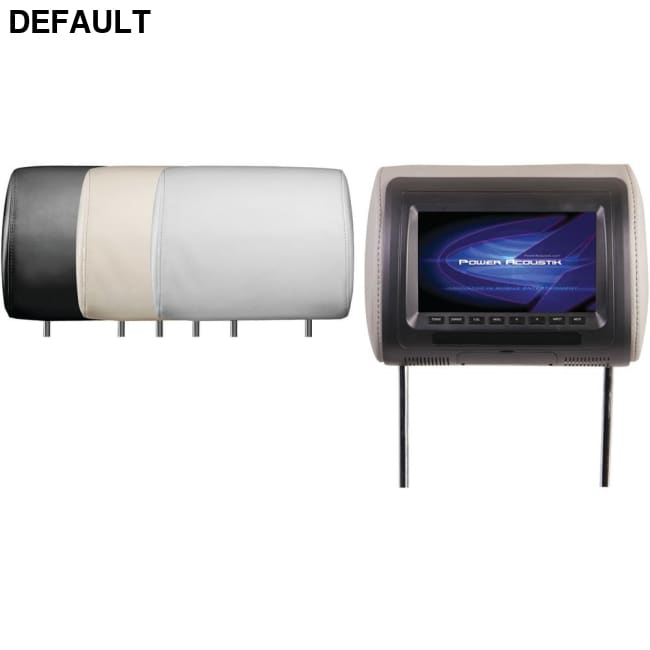 Power Acoustik(R) H-71CC Universal Headrest Monitor with IR Transmitter & 3 Interchangeable Skins (7’’) Car Ceiling