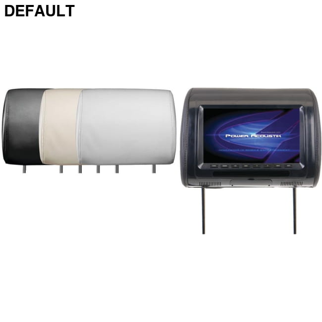 Power Acoustik(R) H-91CC Universal Headrest Monitor with IR Transmitter & 3 Interchangeable Skins (9’’) Car Ceiling