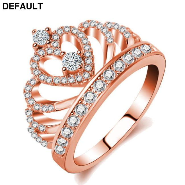 Princess Crown Ring Sterling Silver Rings