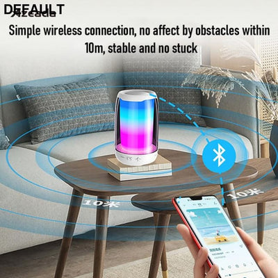 PRODA/AZEADA Midone Mini PD-S800 TWS Wireless Speaker 1200mAh With TF Card FM 360 Degree LightShow Portable Outdoor