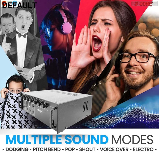 Products Amplifier Home Audio Receiver Amp Stereo System USB Input 3 Mic Aux Mini For Speakers Surround Sound 5 Core