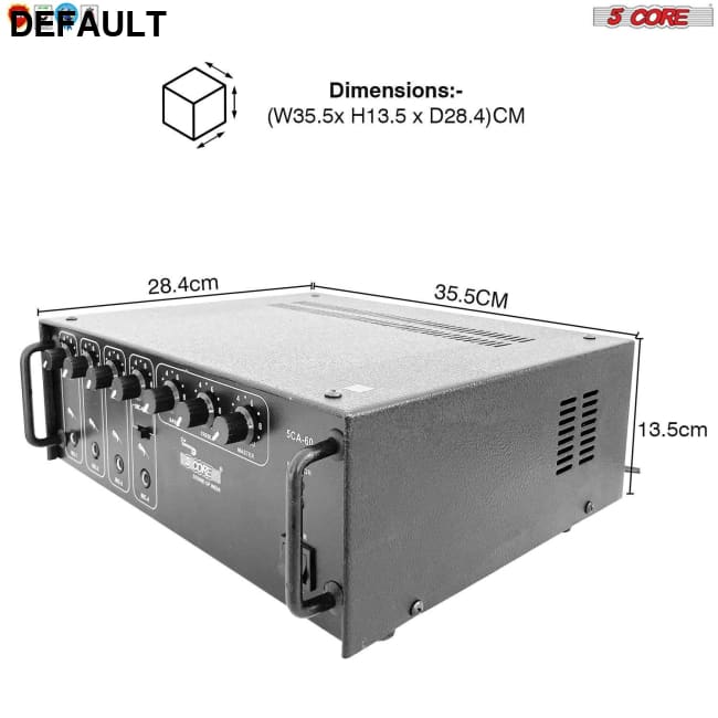 Products Amplifier Home Audio Receiver Amp Stereo System USB Input 3 Mic Aux Mini For Speakers Surround Sound 5 Core