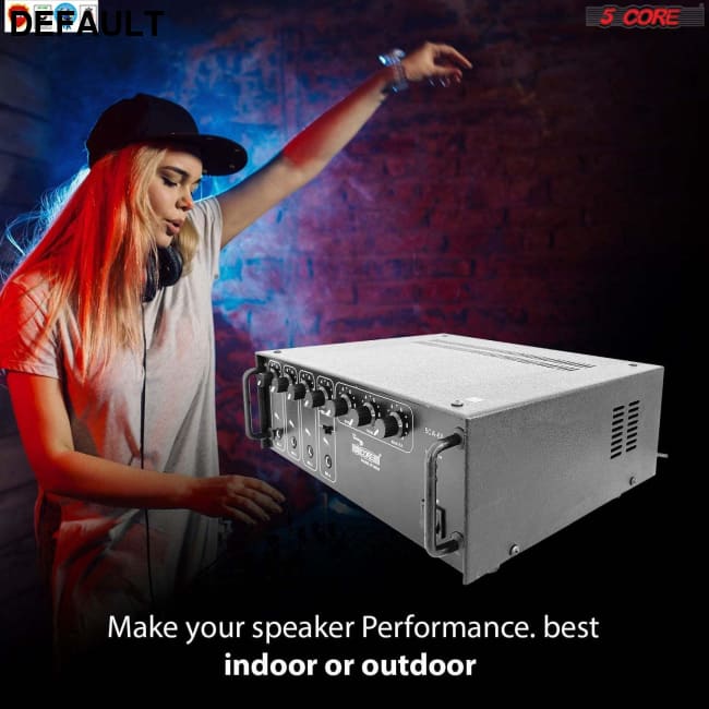 Products Amplifier Home Audio Receiver Amp Stereo System USB Input 3 Mic Aux Mini For Speakers Surround Sound 5 Core