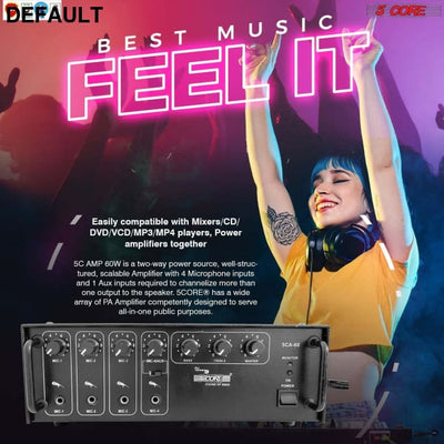 Products Amplifier Home Audio Receiver Amp Stereo System USB Input 3 Mic Aux Mini For Speakers Surround Sound 5 Core