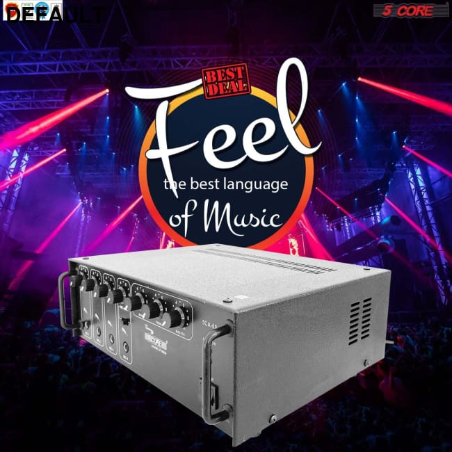 Products Amplifier Home Audio Receiver Amp Stereo System USB Input 3 Mic Aux Mini For Speakers Surround Sound 5 Core