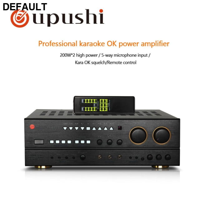 Professional 2*200W Big Power Amplifiers Audio Karaoke Home Receiver Electronics