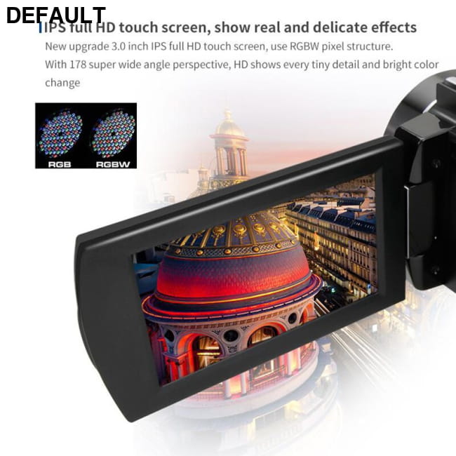 Professional 4K Camcorder with Night Vision WiFi and Touch Screen Digital Camcorders Cameras