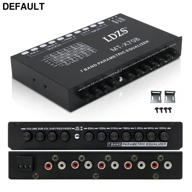 Professional 7 Band Car Equalizer Multifunctional Audio Amplifiers Electronics