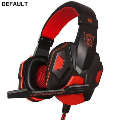 Professional LED Light 3.5mm Wired Gaming Headphones With HD Mic For Computer PS4 PS5 Xbox Bass Stereo PC Headset Gifts