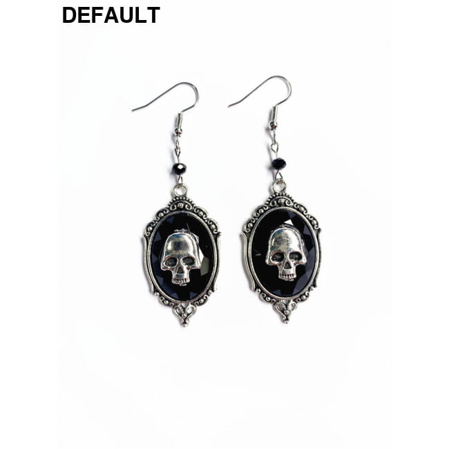 Punk Exaggerated Vintage Alloy Men’s Earrings Silver Men